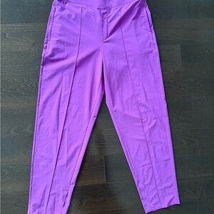 Athleta Purple/Magneta Comfort Athleisure Sz 12 Vienna Slim ankle Pant